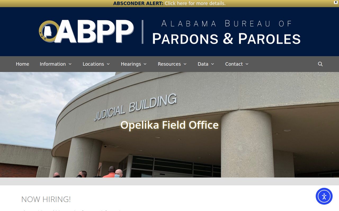 Opelika probation and parole office for Lee County criminal records